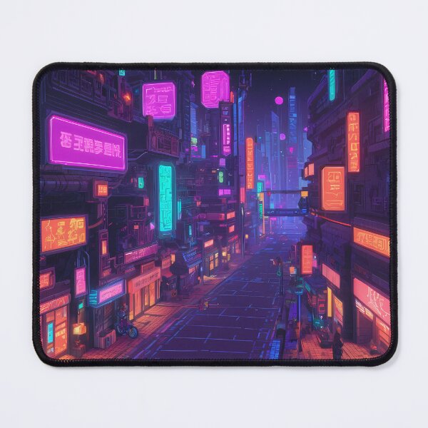 Item preview, Cyberpunk Pixel Art City Street designed and sold by papi1998.