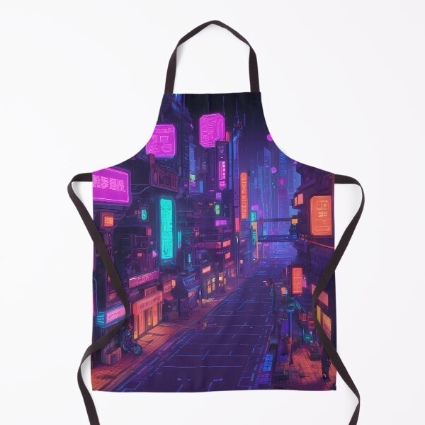 Item preview, Cyberpunk Pixel Art City Street designed and sold by papi1998.