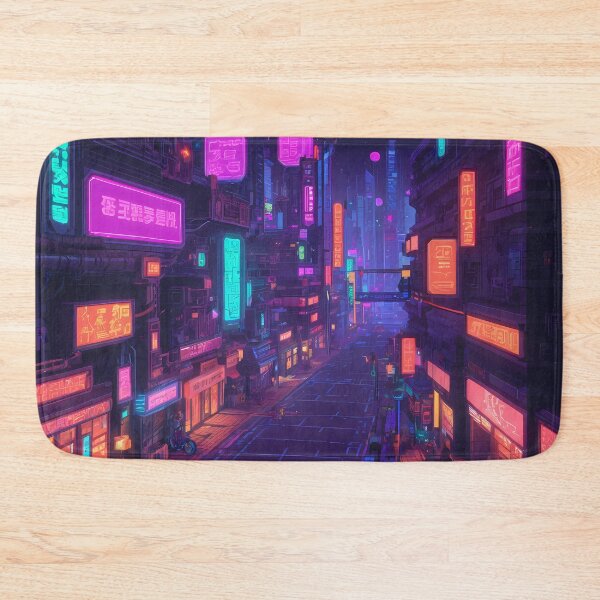 Item preview, Cyberpunk Pixel Art City Street designed and sold by papi1998.