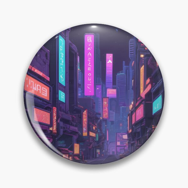 Item preview, Cyberpunk Pixel Art City Street designed and sold by papi1998.