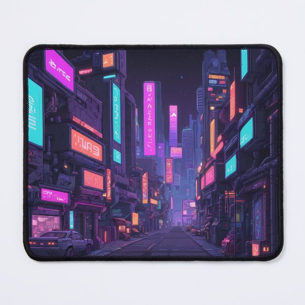 Item preview, Cyberpunk Pixel Art City Street designed and sold by papi1998.