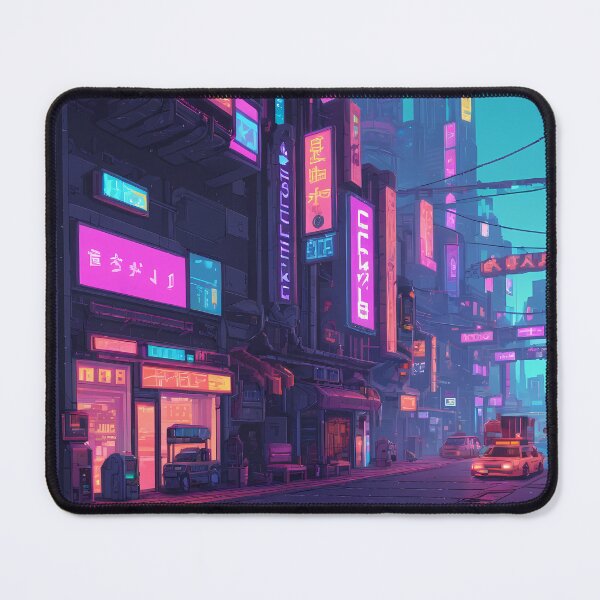 Item preview, Cyberpunk Pixel Art City Street designed and sold by papi1998.