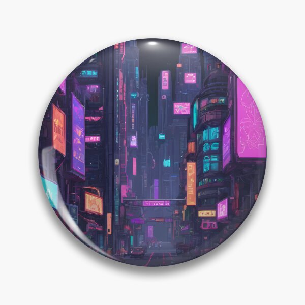 Item preview, Cyberpunk Pixel Art City Street designed and sold by papi1998.