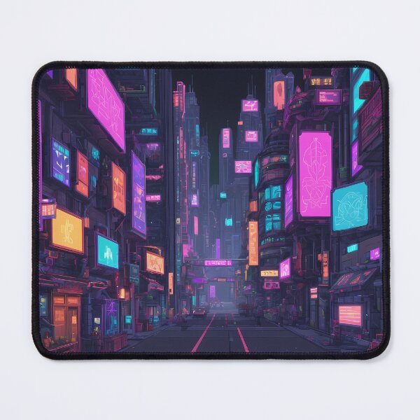 Item preview, Cyberpunk Pixel Art City Street designed and sold by papi1998.