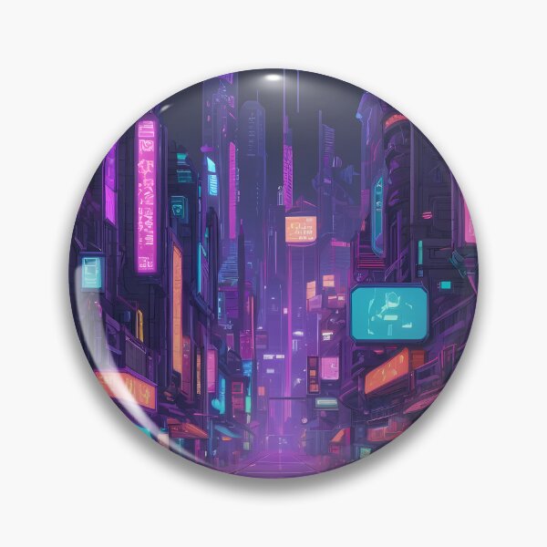 Item preview, Cyberpunk Pixel Art City Street designed and sold by papi1998.