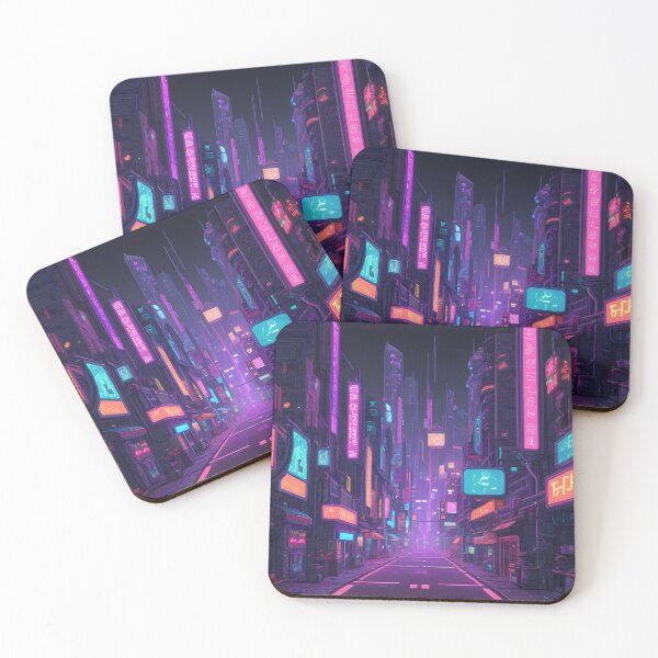 Item preview, Cyberpunk Pixel Art City Street designed and sold by papi1998.