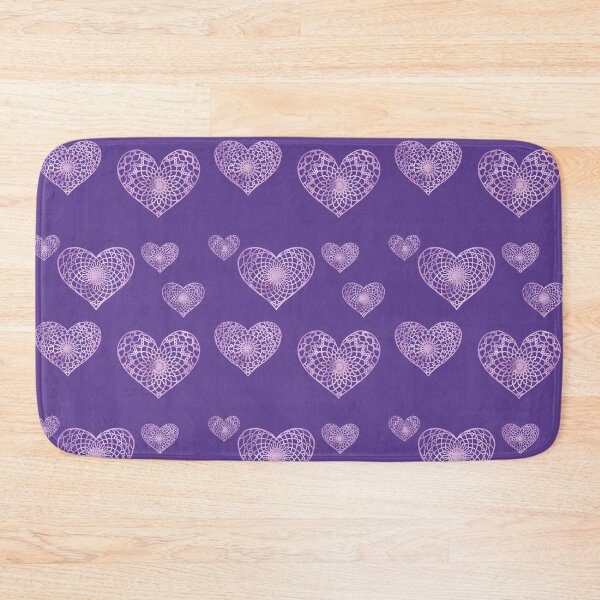 Item preview, Lacy Hearts on Purple  designed and sold by JaygiesDesign.