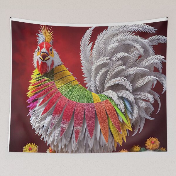 Item preview, Blossoming Rooster Dreams designed and sold by purplesensation.