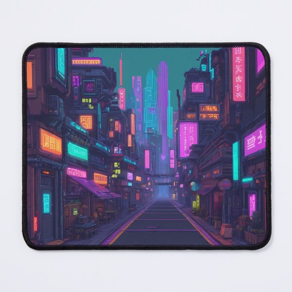 Item preview, Cyberpunk Pixel Art City Street designed and sold by papi1998.