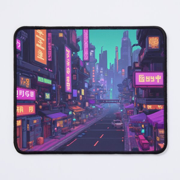 Item preview, Cyberpunk Pixel Art City Street designed and sold by papi1998.