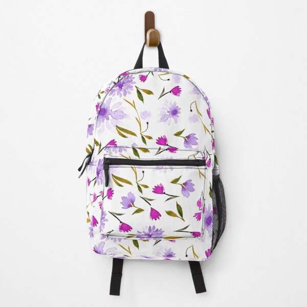 Item preview, Purple Dahlias - Watercolor Art designed and sold by Orly Fuchs Galchen.