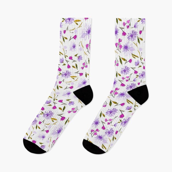 Item preview, Purple Dahlias - Watercolor Art designed and sold by Orly Fuchs Galchen.