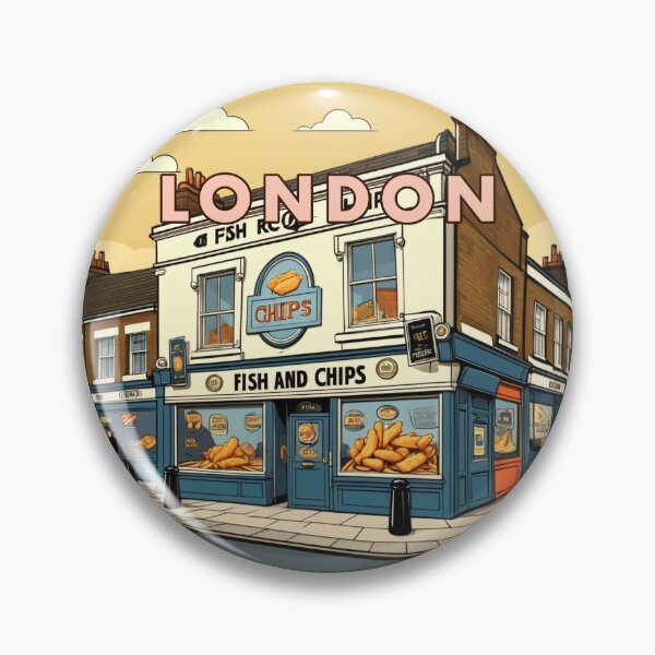 Item preview, London Fish 'n' Chips designed and sold by GhumGham.