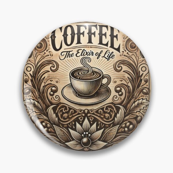 Item preview, Coffee: The Elixir of Life - A Nostalgic Tribute designed and sold by bb-tees-by-mlee.