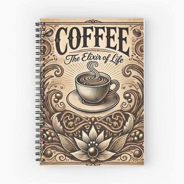 Item preview, Coffee: The Elixir of Life - A Nostalgic Tribute designed and sold by bb-tees-by-mlee.