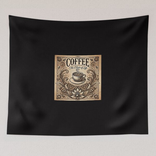 Item preview, Coffee: The Elixir of Life - A Nostalgic Tribute designed and sold by bb-tees-by-mlee.