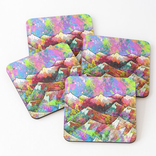 Item preview, Painted peaks designed and sold by Swadeillustrations.