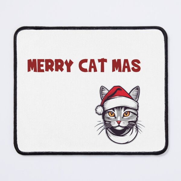 Item preview, Merry Cat Mas, santa, funny, gifts, red, merry, you, boy, girl,  designed and sold by Ewelina  Niemiec.