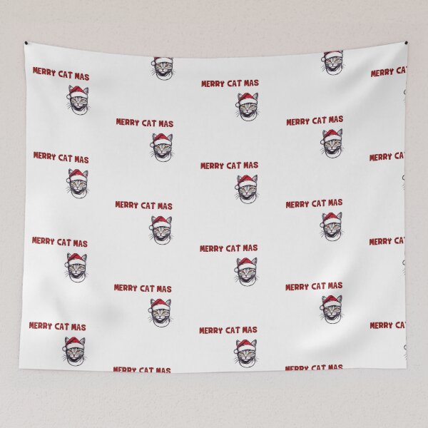 Item preview, Merry Cat Mas, santa, funny, gifts, red, merry, you, boy, girl,  designed and sold by Ewelina  Niemiec.