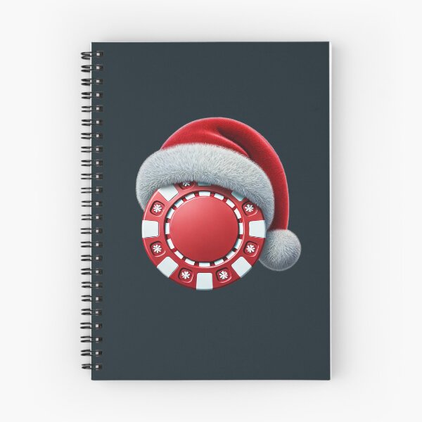 Item preview, Christmas Poker Chip In Santa Hat Santa's Lucky Chip Festive Christmas Poker designed and sold by Zestfull.