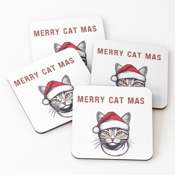 Item preview, Santa Hat Kitty, funny, gifts, red, cat, cute, girl, boy, you,  designed and sold by Ewelina  Niemiec.