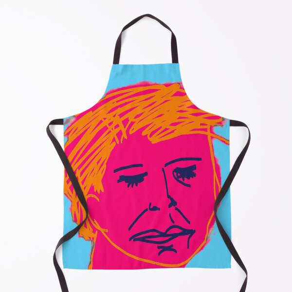 Item preview, Juliette Making A Salade - Blue Pink Orange designed and sold by GeorginaxFraser.