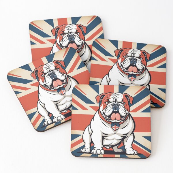 Artikelvorschau, Britische Bulldogge England Souvenir entworfen und verkauft von GhumGham.
