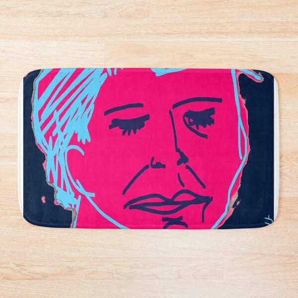 Item preview, Juliette Making A Salade - Blue Navy Pink designed and sold by GeorginaxFraser.
