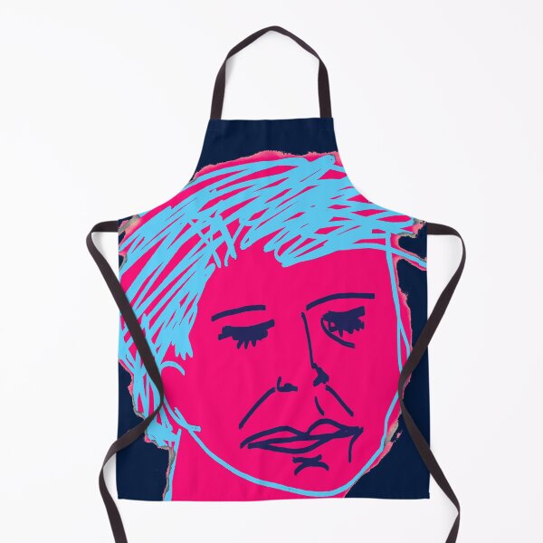 Item preview, Juliette Making A Salade - Blue Navy Pink designed and sold by GeorginaxFraser.