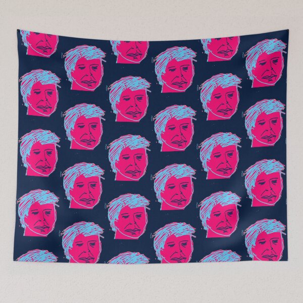 Item preview, Juliette Making A Salade - Blue Navy Pink designed and sold by GeorginaxFraser.