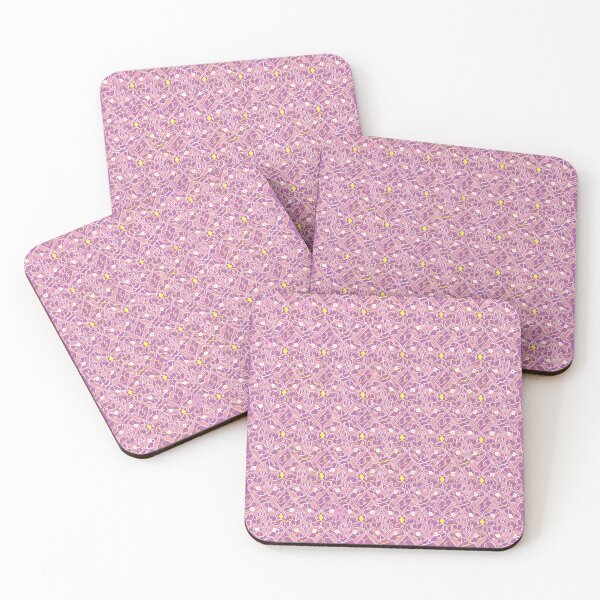 Item preview, Arabesque Interpretation Alhambra Motif bat-style - pink designed and sold by JoseYeste.