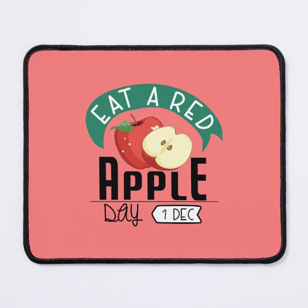 Item preview, 1 December Eat Ared Apple Day - Wacky Holidays designed and sold by ChemicalXShop.