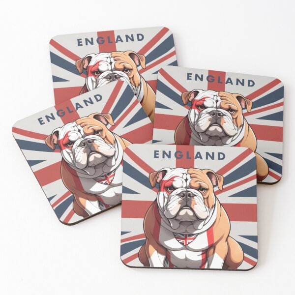 Artikelvorschau, Britische Bulldogge England Souvenir entworfen und verkauft von GhumGham.