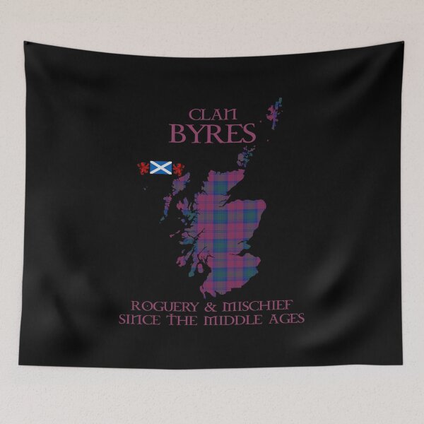 Item preview, Clan Byres tartan Scotland map Saltire flag and lion rampant scottish designed and sold by Clan1093.