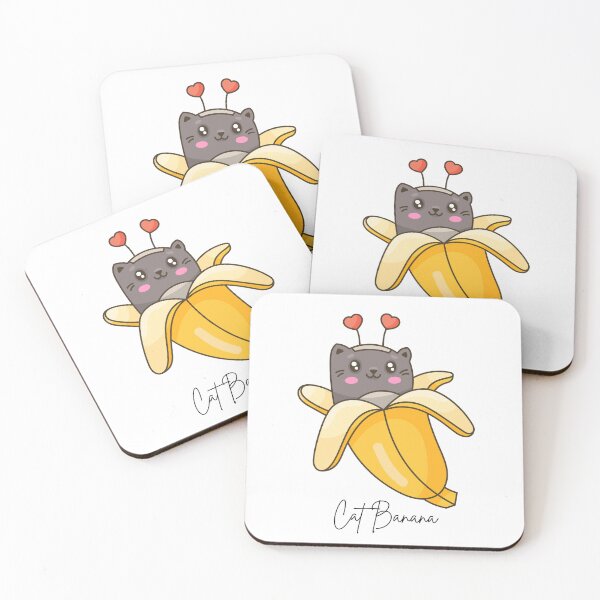 Item preview, cat banana funny cat meme little cute cat  designed and sold by Wallart craft.
