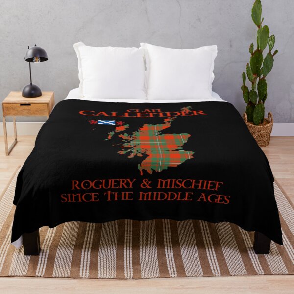 Item preview, Clan Callender tartan Scotland map Saltire flag and lion rampant scottish designed and sold by Clan1093.