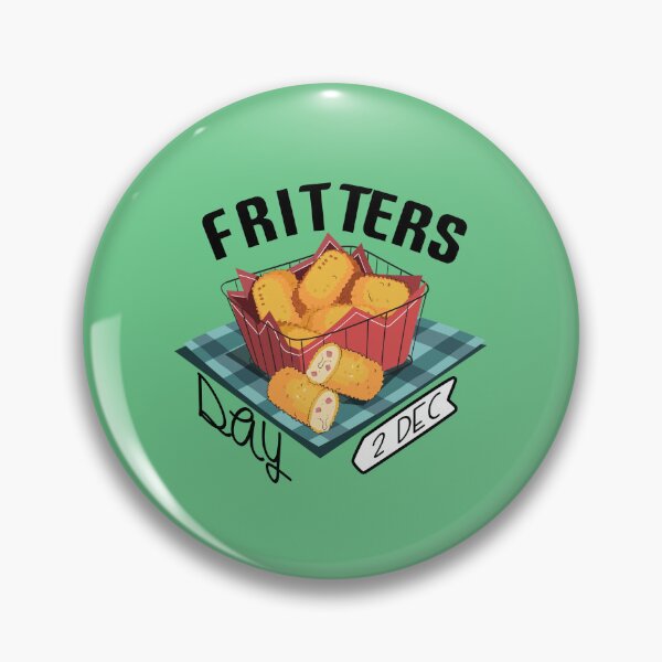 Item preview, 2 December Fritters Day - Wacky Holidays designed and sold by ChemicalXShop.