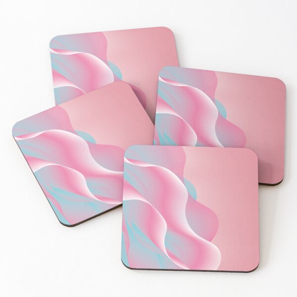 Item preview, Pink gradient ribbon flowing mixed liquid color background designed and sold by KC-DESIGN.
