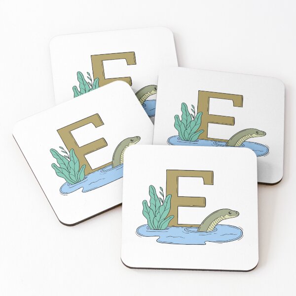 Item preview, Doodle Illustration of Letter E for eel designed and sold by rasagamastore.