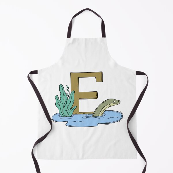 Item preview, Doodle Illustration of Letter E for eel designed and sold by rasagamastore.