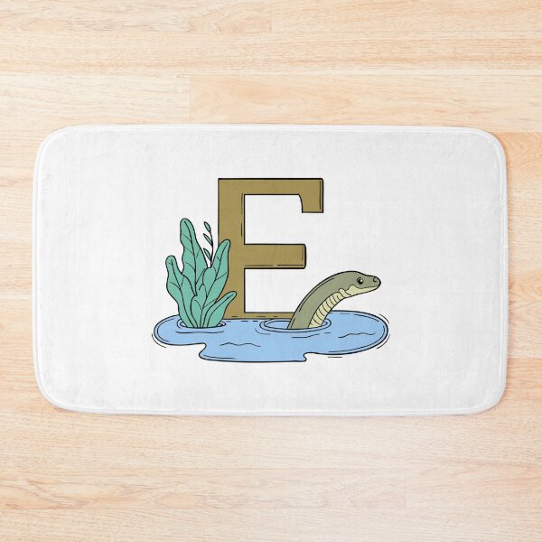 Item preview, Doodle Illustration of Letter E for eel designed and sold by rasagamastore.