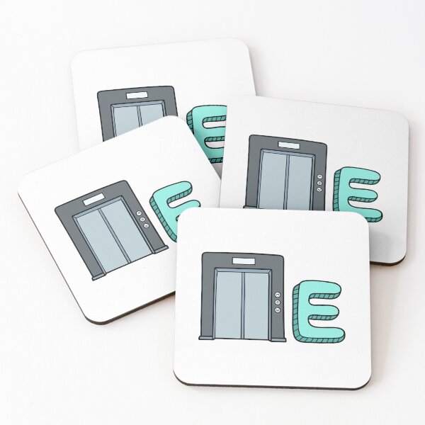 Item preview, Doodle Illustration of Letter E for elevator designed and sold by rasagamastore.