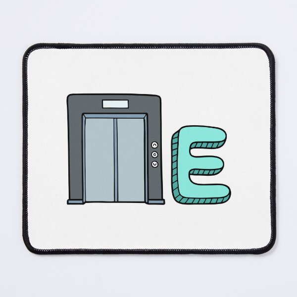 Item preview, Doodle Illustration of Letter E for elevator designed and sold by rasagamastore.