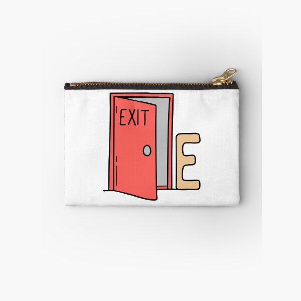 Item preview, Doodle Illustration of Letter E for exit door designed and sold by rasagamastore.
