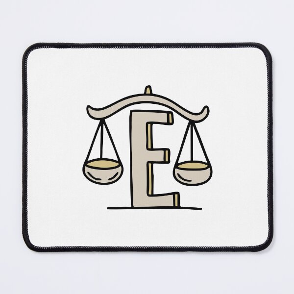 Item preview, Doodle Illustration of Letter E for equal scale designed and sold by rasagamastore.