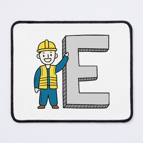 Item preview, Doodle Illustration of Letter E for engineer designed and sold by rasagamastore.
