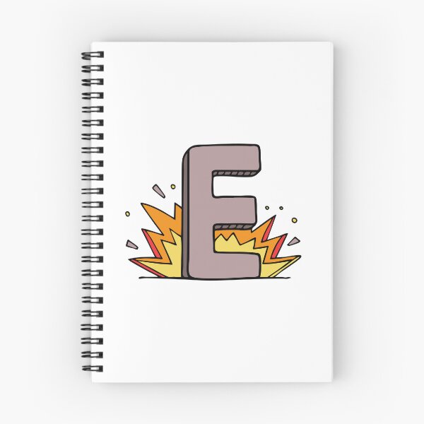 Item preview, Doodle Illustration of Letter E for explosion designed and sold by rasagamastore.