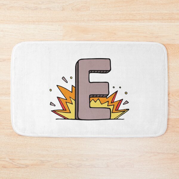 Item preview, Doodle Illustration of Letter E for explosion designed and sold by rasagamastore.