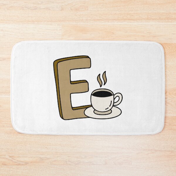 Item preview, Doodle Illustration of Letter E for espresso designed and sold by rasagamastore.