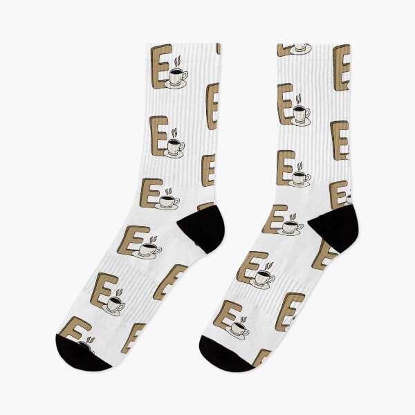 Item preview, Doodle Illustration of Letter E for espresso designed and sold by rasagamastore.
